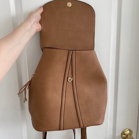 US POLO ASSN. Brown Medallion Backpack - Picture 14 of 15